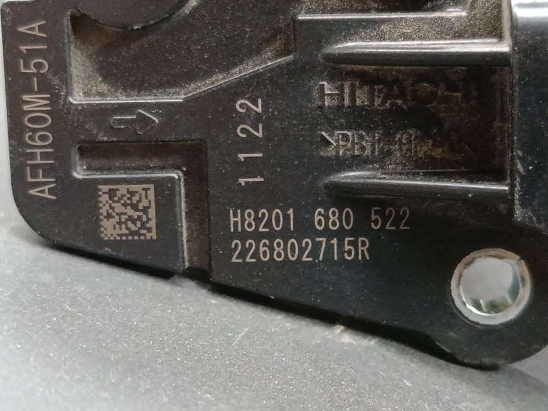 Recambio de caudalimetro para renault trafic iii autobús (jg_) 2.0 dci 150 (jgmu) referencia OEM IAM 226802715R H8201680522 