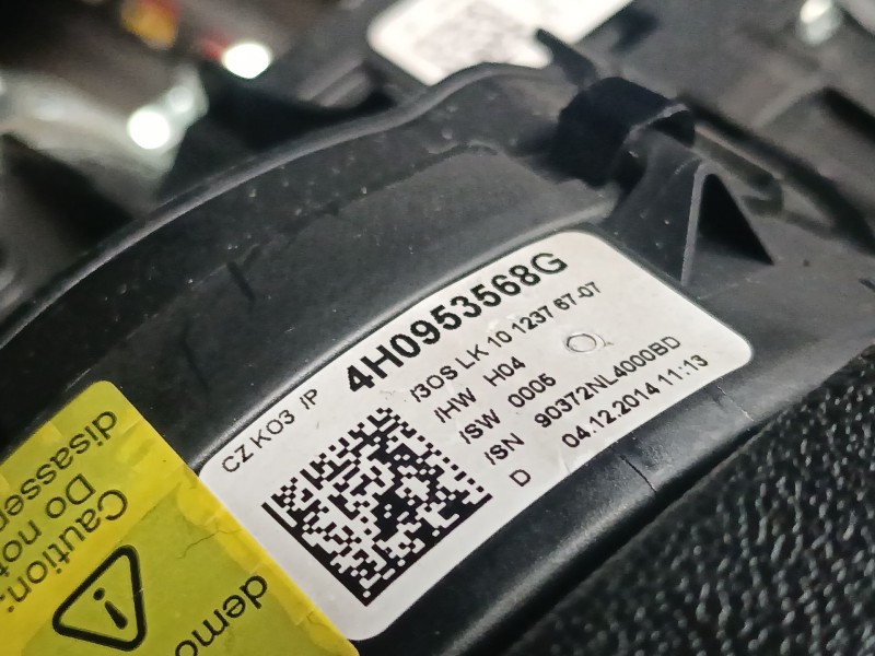 Recambio de anillo airbag para audi a8 d4 (4h2, 4h8, 4hc, 4hl) 4.0 tfsi quattro referencia OEM IAM 4H0953568G  