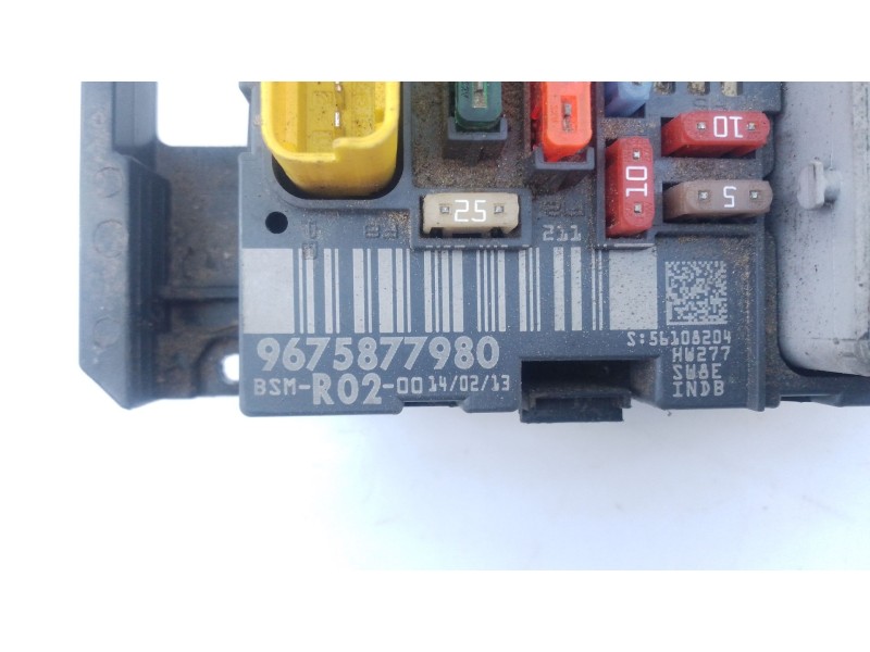 Recambio de caja reles / fusibles para citroën c4 picasso i monospace (ud_) 1.6 hdi 110 referencia OEM IAM 9675877980  E3-B2-29-
