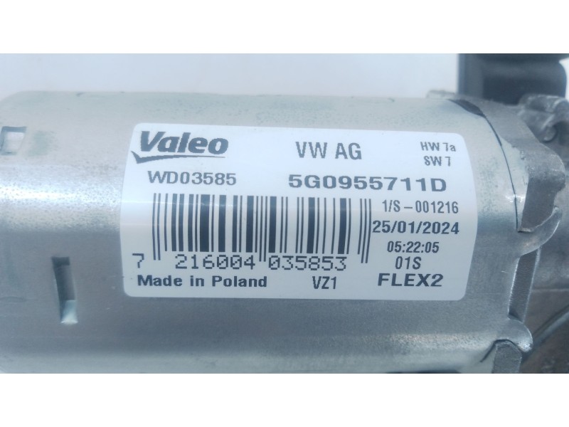 Recambio de motor limpia trasero para skoda fabia iv (pj3) 1.0 tsi referencia OEM IAM 5G0955711D  