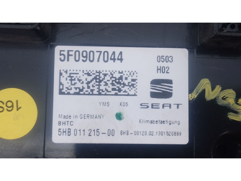 Recambio de mando calefaccion / aire acondicionado para seat leon (5f1) 1.2 tsi referencia OEM IAM   