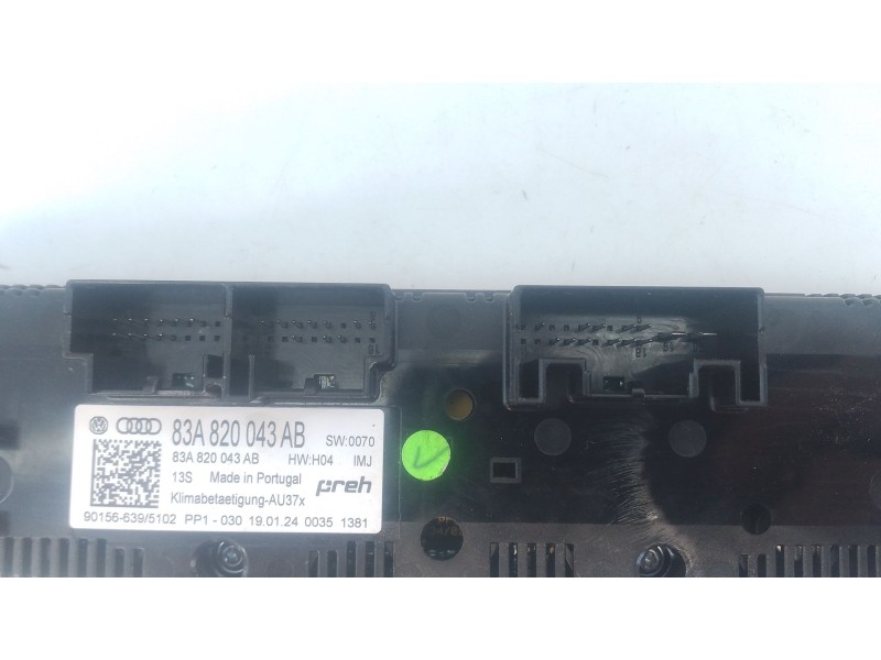 Recambio de mando calefaccion / aire acondicionado para audi a1 sportback (gba) 30 tfsi referencia OEM IAM   