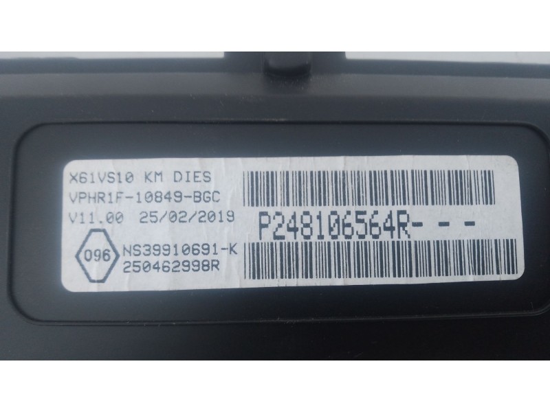 Recambio de cuadro instrumentos para mercedes-benz citan furgoneta/monovolumen (w415) 109 cdi (415.601, 415.603, 415.605) refere