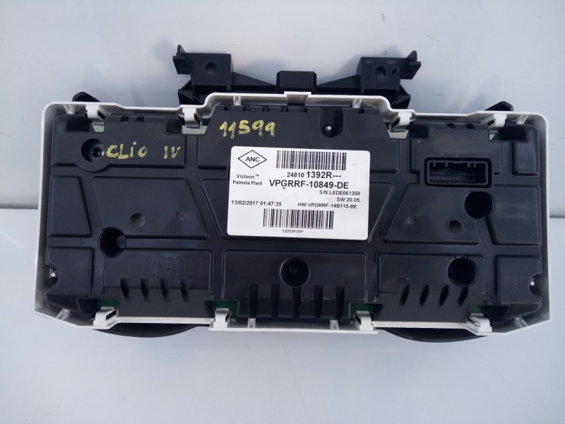 Recambio de cuadro instrumentos para renault clio iv dynamique referencia OEM IAM 248101392R  
