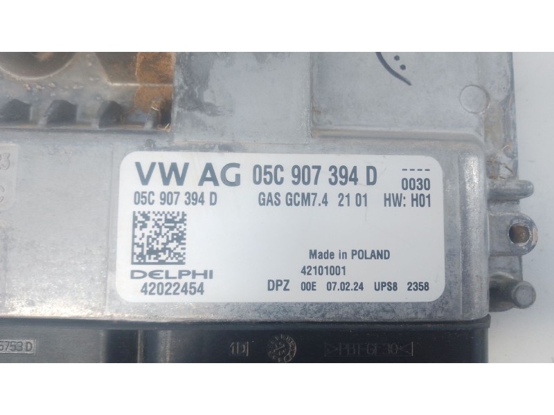 Recambio de centralita motor uce para audi a1 sportback (gba) 30 tfsi referencia OEM IAM 05C907394D 42022454 