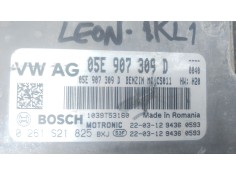 Recambio de centralita motor uce para seat leon (kl1, klg) 1.5 tsi referencia OEM IAM 05E907309D 0261S21825  2