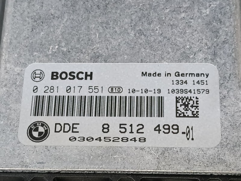Recambio de centralita motor uce para bmw 1 (e81) 116 d referencia OEM IAM 8512499 0281017551 