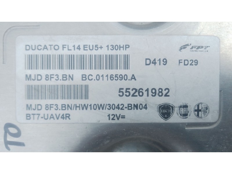 Recambio de centralita motor uce para fiat ducato furgoneta (250_) 130 multijet 2,3 d referencia OEM IAM 55261982  