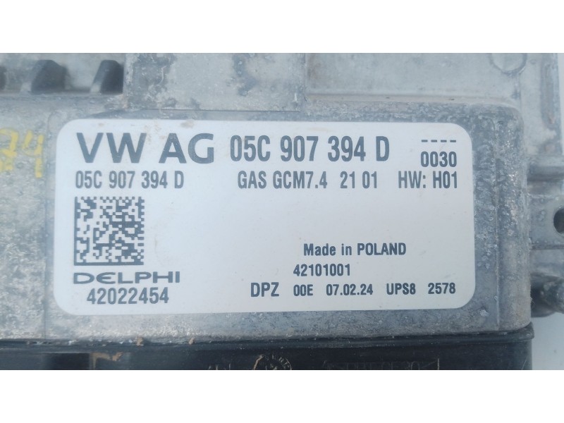 Recambio de centralita motor uce para audi a1 sportback (gba) 30 tfsi referencia OEM IAM 05C907394D 42022454 