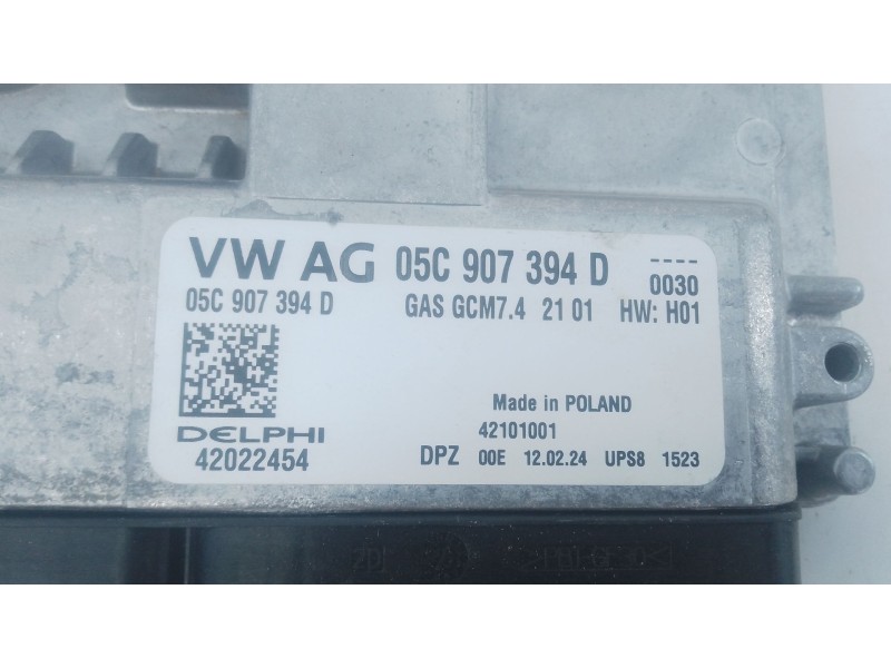Recambio de centralita motor uce para audi a1 sportback (gba) 30 tfsi referencia OEM IAM 05C907394D 42022454 
