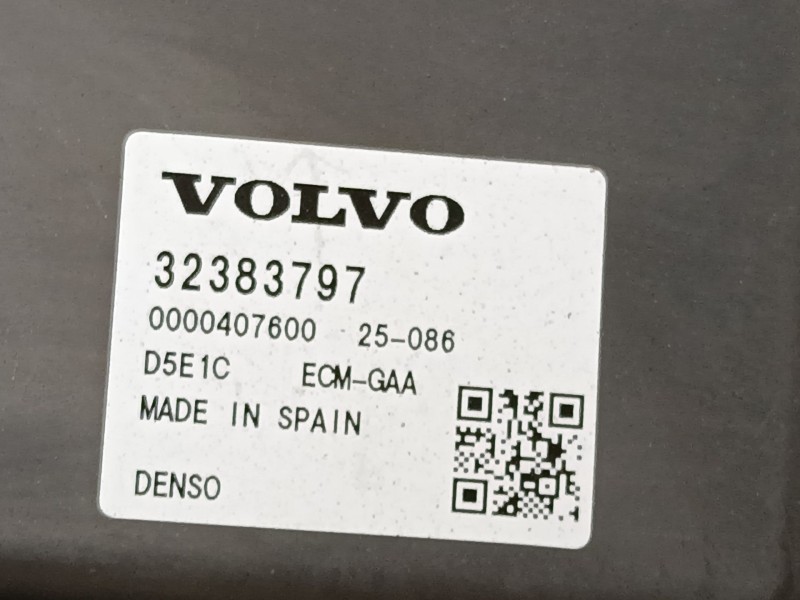 Recambio de centralita motor uce para volvo xc40 (536) b3 mild-hybrid referencia OEM IAM 32383797  