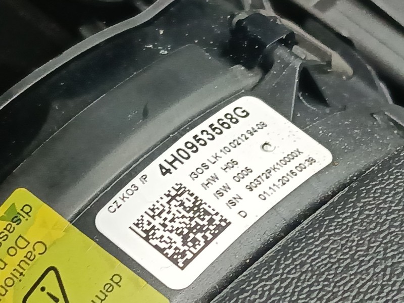 Recambio de anillo airbag para audi a6 c7 (4g2, 4gc) 2.0 tdi referencia OEM IAM 4H0953568G  