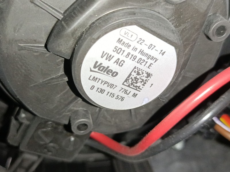 Recambio de ventilador calefaccion para audi q3 sportback (f3n) 35 tdi referencia OEM IAM   