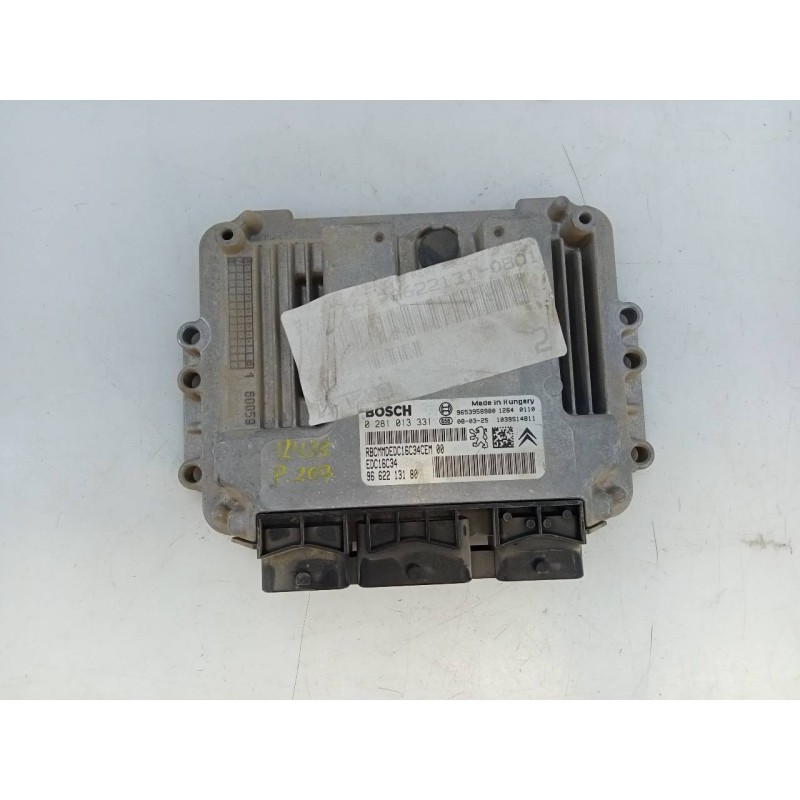 Recambio de centralita motor uce para peugeot 207 sport referencia OEM IAM 9662213180 0281013331 