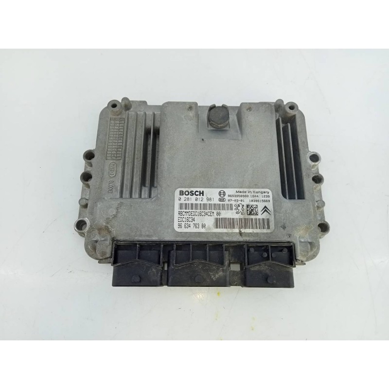 Recambio de centralita motor uce para citroen c4 picasso exclusive referencia OEM IAM 9663476380 0281012981 