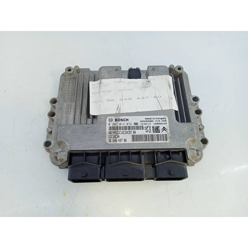 Recambio de centralita motor uce para peugeot 308 confort referencia OEM IAM 9664843780 0281013872 