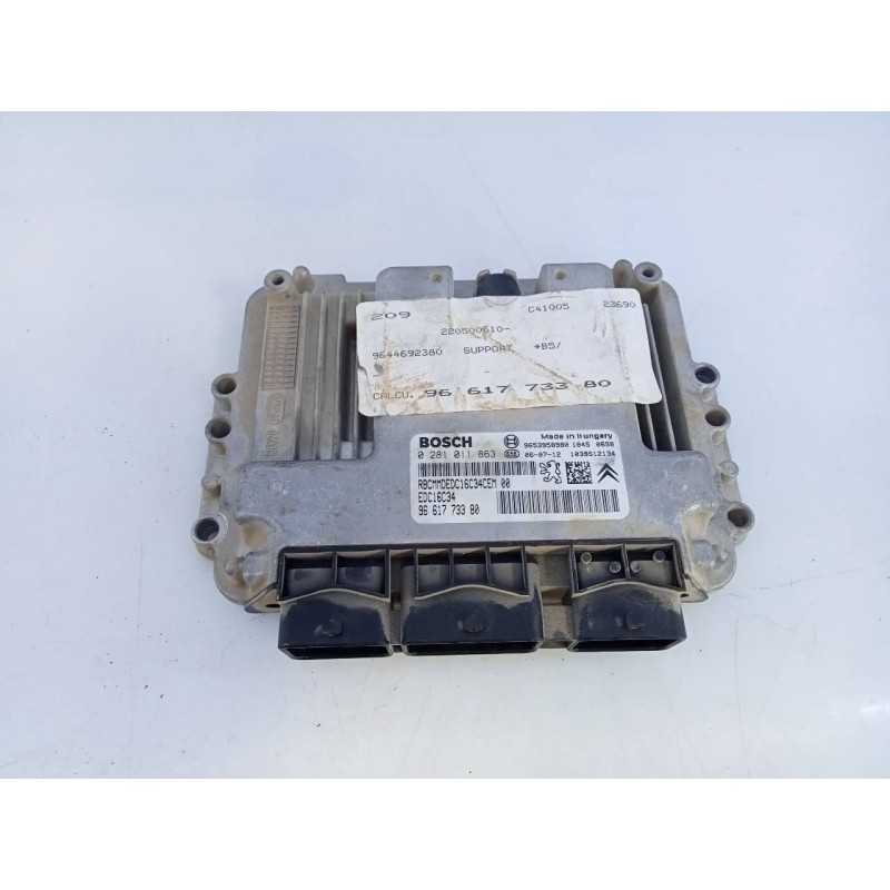 Recambio de centralita motor uce para citroen c4 berlina collection referencia OEM IAM 9661773380 0281011863 