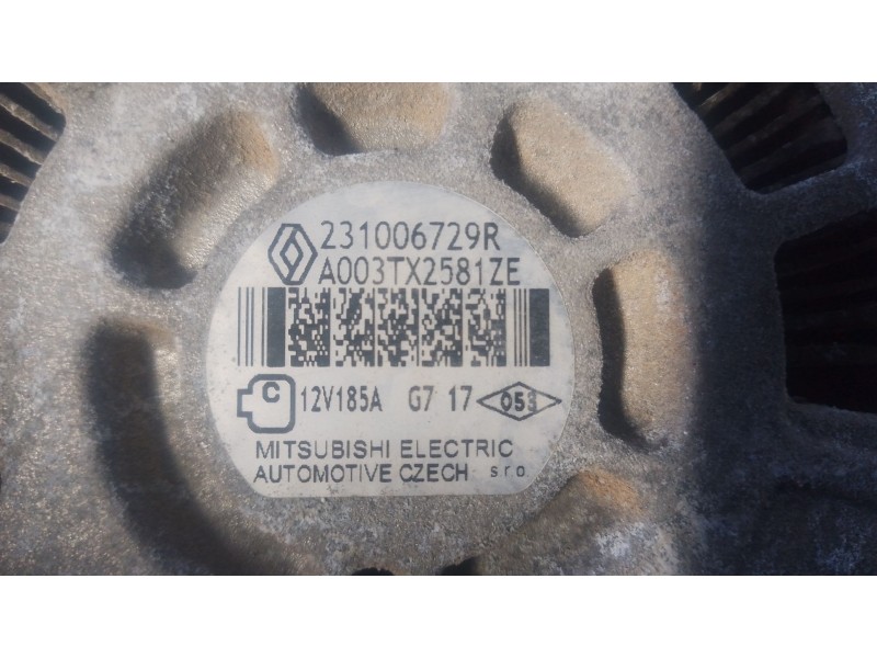 Recambio de alternador para renault trafic iii autobús (jg_) 1.6 dci 95 (jgmr, jgmj) referencia OEM IAM   