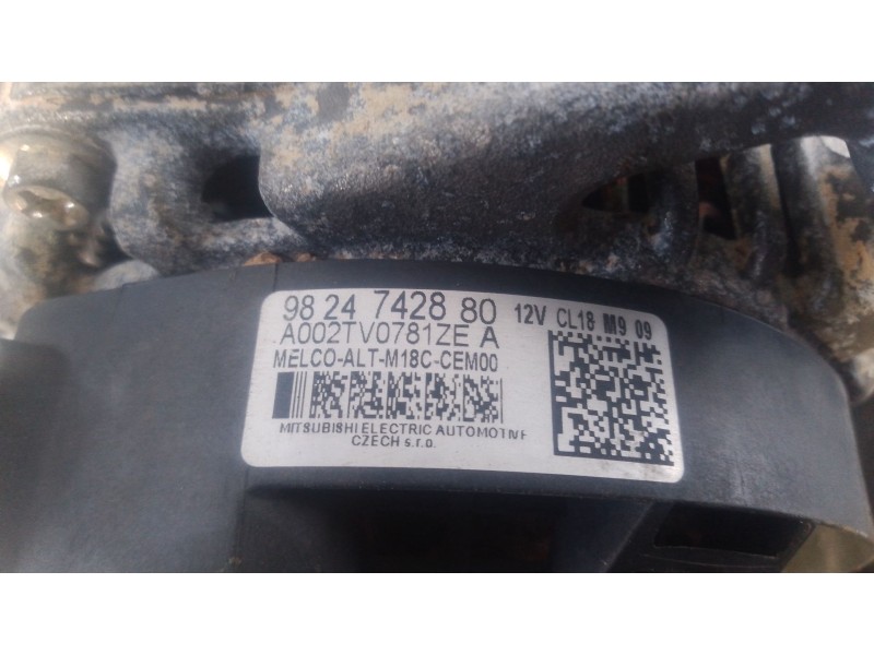 Recambio de alternador para peugeot 3008 ii suv (mc_, mr_, mj_, m4_) 1.5 bluehdi 130 referencia OEM IAM   