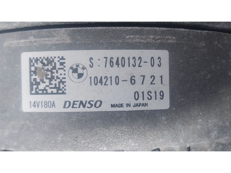 Recambio de alternador para bmw 4 coupé (f32, f82) 420 d referencia OEM IAM 764013203 1042106721 P3-B5-9-3