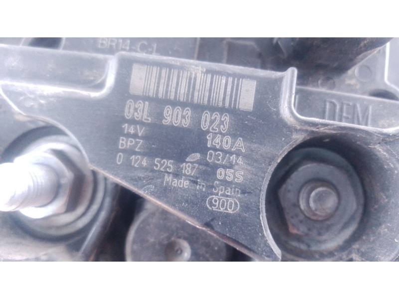 Recambio de alternador para volkswagen tiguan (5n_) 2.0 tdi referencia OEM IAM 03L903023  P3-B5-9-1