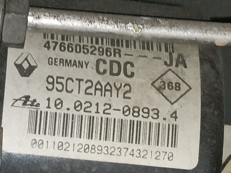 Recambio de abs para renault megane iii hatchback (bz0/1_, b3_) 1.2 tce (bz2b, bz11) referencia OEM IAM 476605296R 95CT2AAY2 
