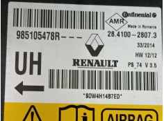 Recambio de centralita airbag para renault megane iii hatchback (bz0/1_, b3_) 1.2 tce (bz2b, bz11) referencia OEM IAM 985105478R 2