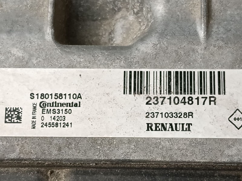 Recambio de centralita motor uce para renault megane iii hatchback (bz0/1_, b3_) 1.2 tce (bz2b, bz11) referencia OEM IAM 2371048