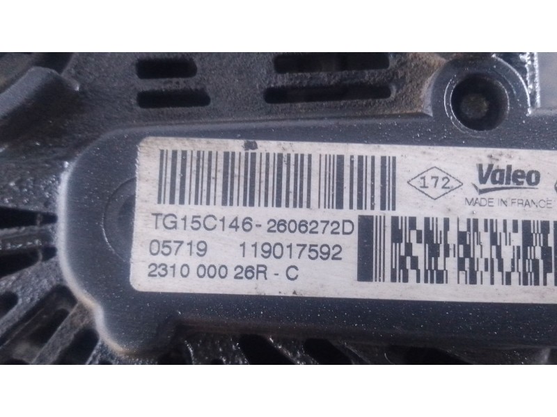 Recambio de alternador para mercedes-benz citan furgoneta/monovolumen (w415) 109 cdi (415.601, 415.603, 415.605) referencia OEM 