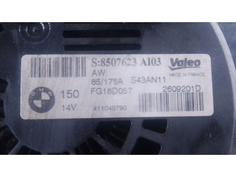 Recambio de alternador para bmw 3 coupé (e92) 320 d referencia OEM IAM 8507623AI03  P3-B5-9-2
