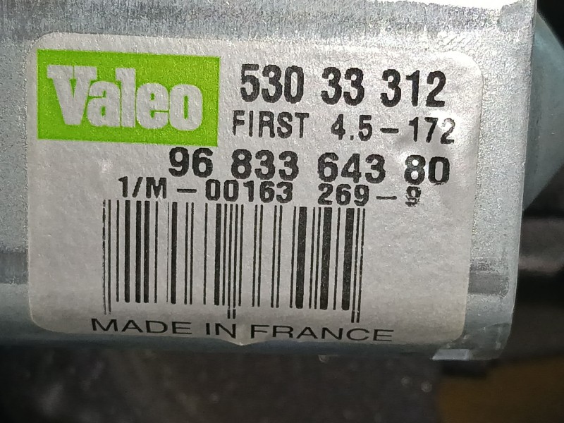 Recambio de motor limpia trasero para peugeot rifter 1.5 bluehdi 130 referencia OEM IAM 9683364380  