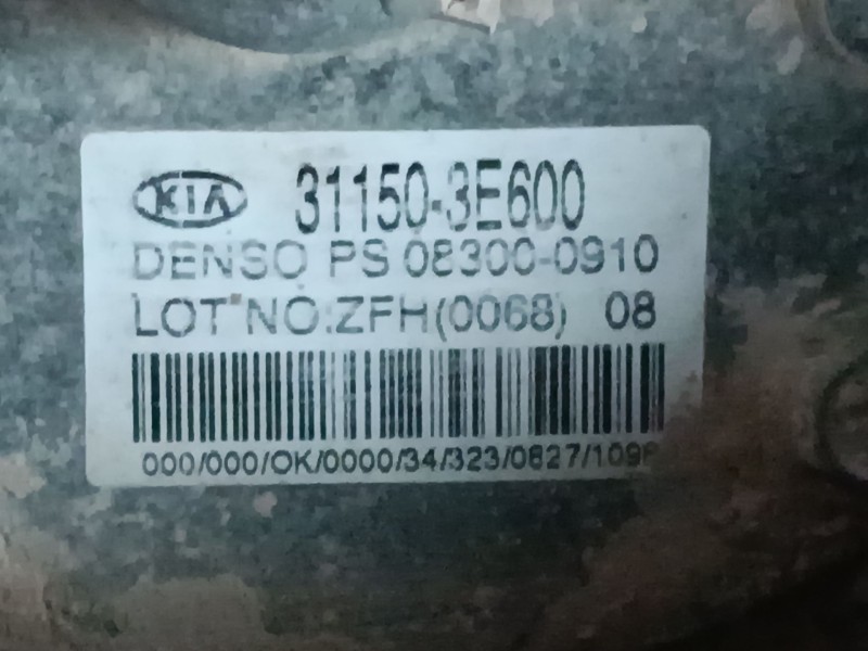 Recambio de aforador para kia sorento i (jc) 2.5 crdi referencia OEM IAM 311503E600  