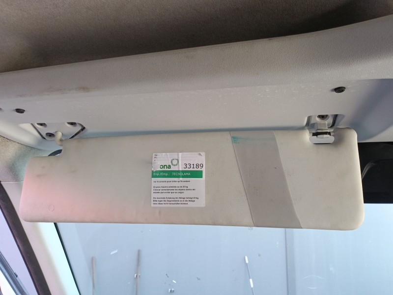 Recambio de parasol izquierdo para iveco daily vi furgoneta 35s18, 35c18, 40c18, 50c18, 60c18, 65c18, 70c18 referencia OEM IAM  
