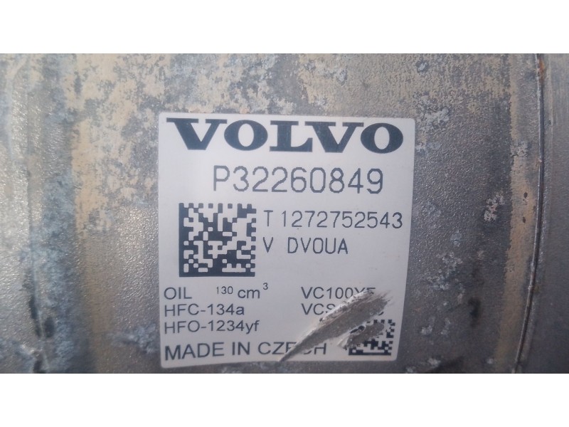 Recambio de compresor aire acondicionado para volvo xc40 (536) t3 referencia OEM IAM   