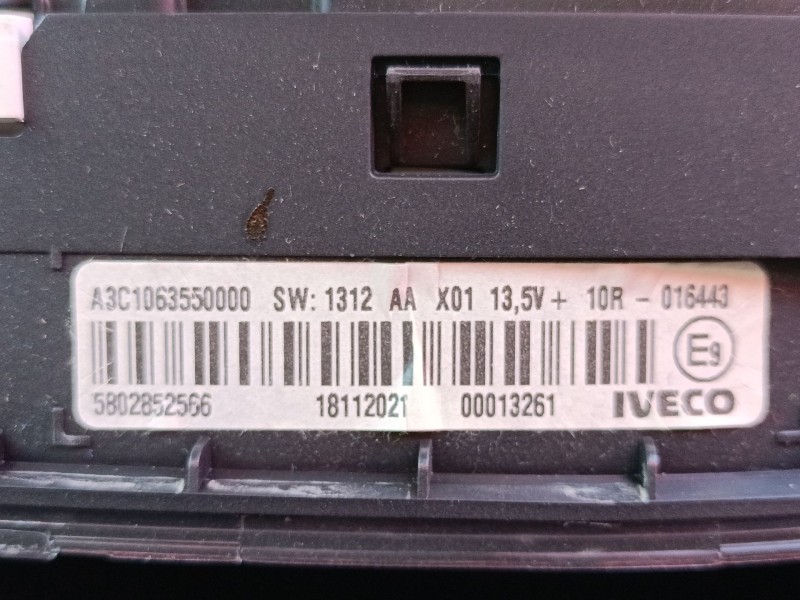 Recambio de cuadro instrumentos para iveco daily vi furgoneta 35s18, 35c18, 40c18, 50c18, 60c18, 65c18, 70c18 referencia OEM IAM