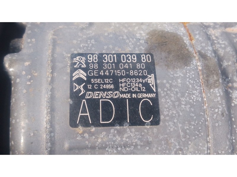 Recambio de compresor aire acondicionado para peugeot 3008 ii suv (mc_, mr_, mj_, m4_) 1.5 bluehdi 130 referencia OEM IAM 447250