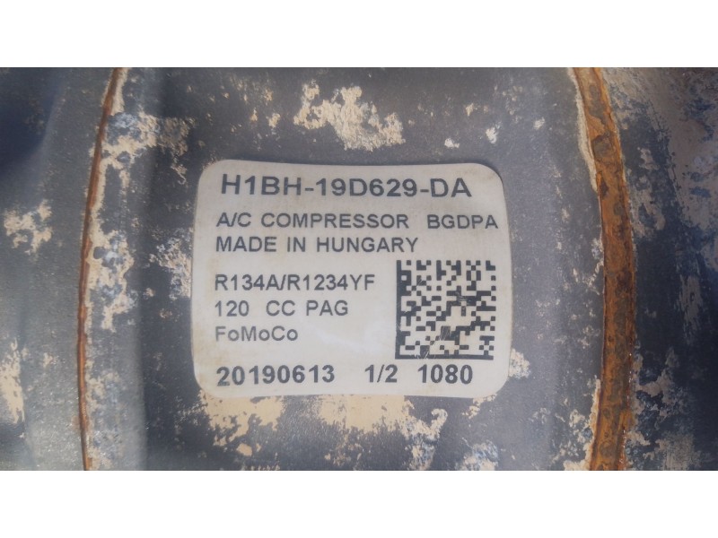 Recambio de compresor aire acondicionado para ford fiesta vii (hj, hf) 1.0 ecoboost active referencia OEM IAM   