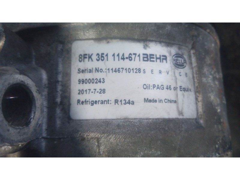 Recambio de compresor aire acondicionado para bmw 1 (e87) 118 d referencia OEM IAM   