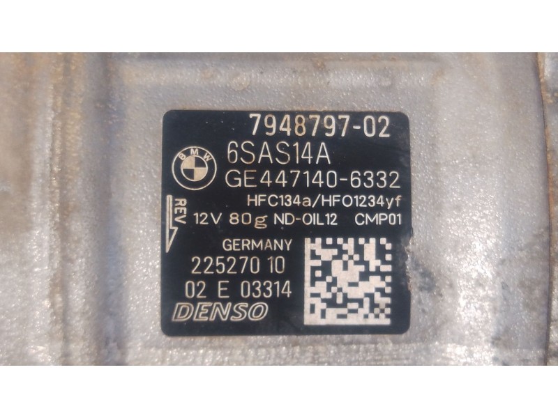 Recambio de compresor aire acondicionado para bmw 1 (f40) 116 d referencia OEM IAM   