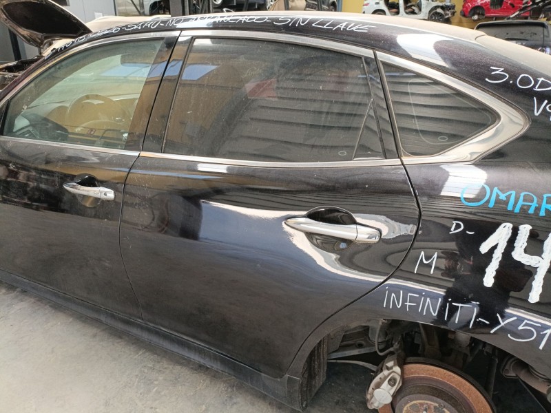 Recambio de puerta trasera izquierda para infiniti m (y51) 30d referencia OEM IAM   