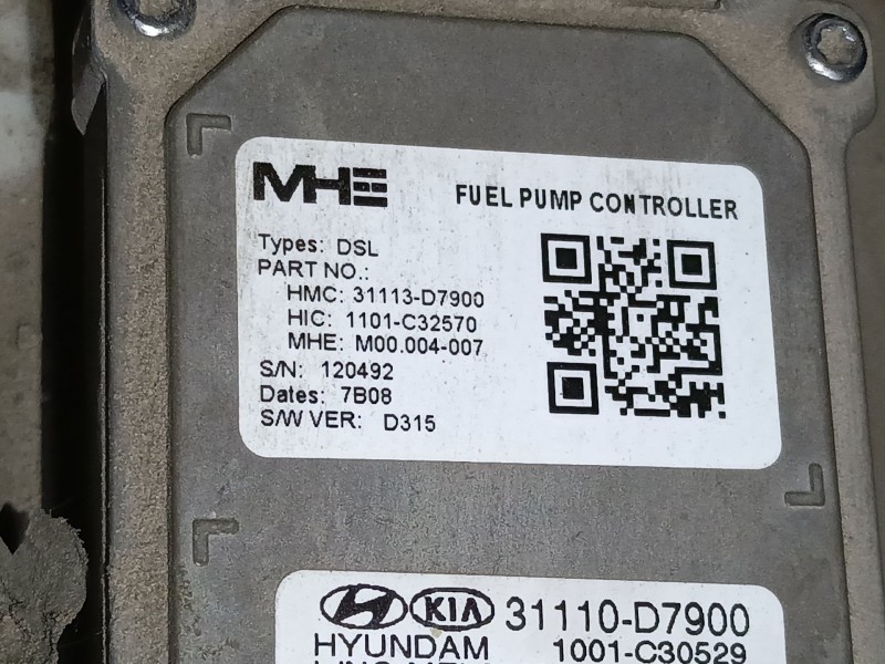Recambio de aforador para hyundai tucson (tl, tle) 2.0 crdi referencia OEM IAM 31110D7900  