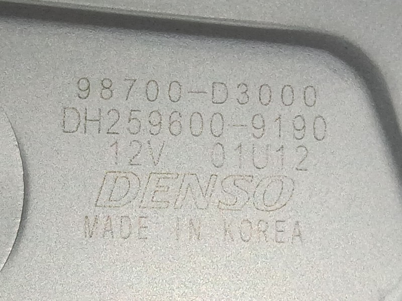 Recambio de motor limpia trasero para hyundai tucson (tl, tle) 2.0 crdi referencia OEM IAM 98700-D3000 DH259600-9190 