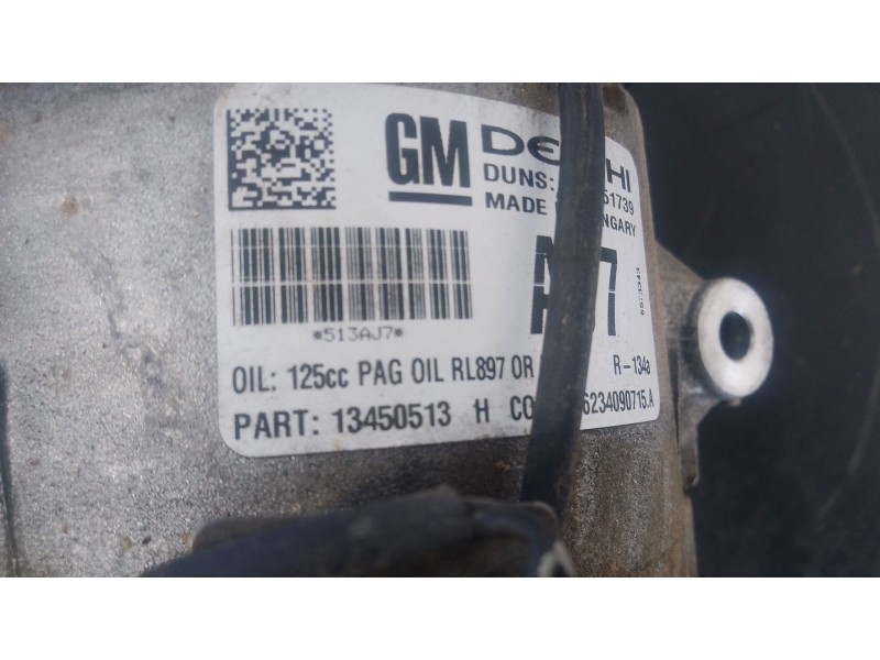 Recambio de compresor aire acondicionado para opel astra j sedán 1.7 cdti (69) referencia OEM IAM   