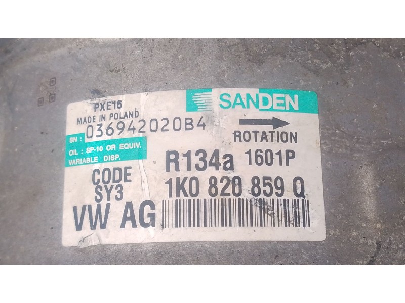 Recambio de compresor aire acondicionado para volkswagen passat b6 (3c2) 2.0 tdi referencia OEM IAM   