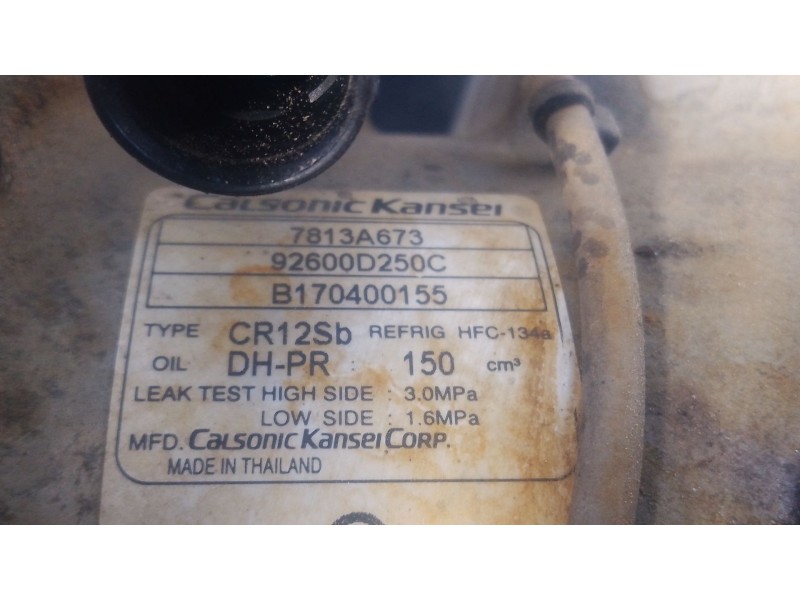 Recambio de compresor aire acondicionado para mitsubishi l200 / triton (kj_, kk_, kl_) 2.4 di-d 4wd (kj0t) referencia OEM IAM   