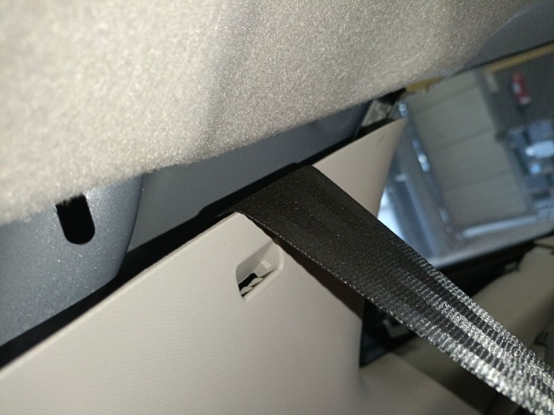 Recambio de cinturon seguridad trasero central para dacia duster (hm_) 1.5 dci 115 4x4 (hmad) referencia OEM IAM   