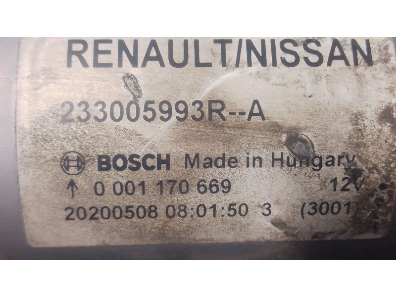 Recambio de motor arranque para renault clio v (b7_) 1.0 lpg (b7mt) referencia OEM IAM   