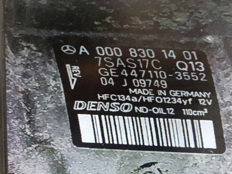 Recambio de compresor aire acondicionado para mercedes-benz vito tourer (w447) 114 cdi 4-matic (447.701, 447.703, 447.705) refer