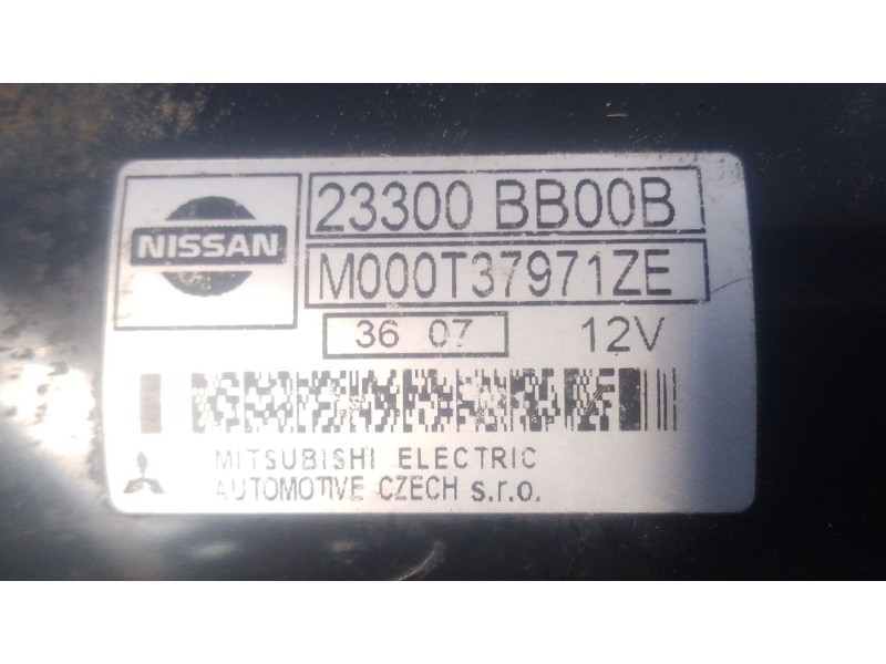 Recambio de motor arranque para nissan qashqai qashqai j10 referencia OEM IAM   