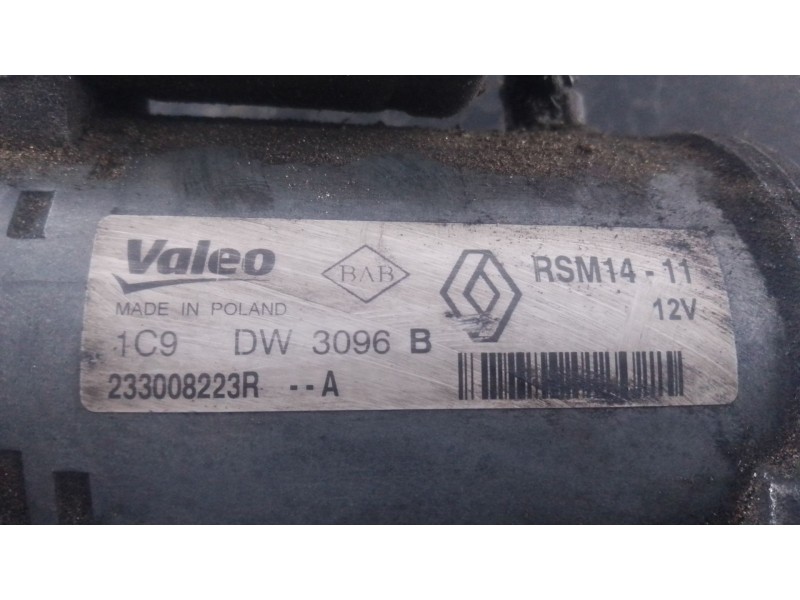 Recambio de motor arranque para mercedes-benz citan furgoneta/monovolumen (w415) 109 cdi (415.601, 415.603, 415.605) referencia 
